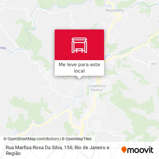 Rua Marfisa Rosa Da Silva, 156 mapa