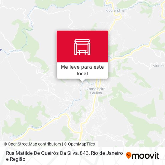 Rua Matilde De Queirós Da Silva, 843 mapa