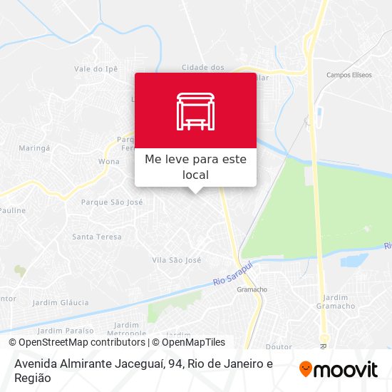 Avenida Almirante Jaceguaí, 94 mapa