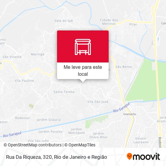 Rua Da Riqueza, 320 mapa