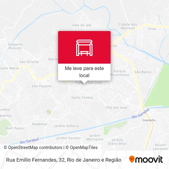 Rua Emílio Fernandes, 32 mapa