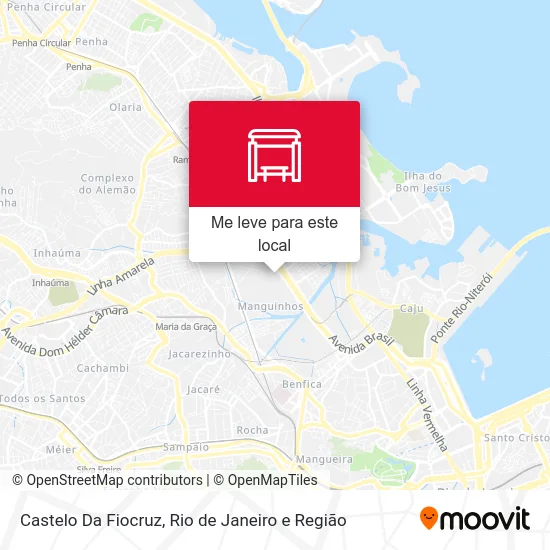 Castelo Da Fiocruz mapa