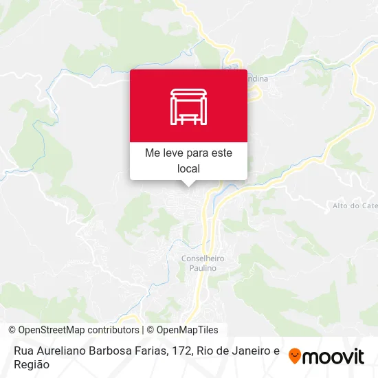 Rua Aureliano Barbosa Farias, 172 mapa