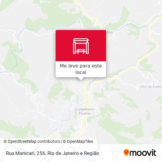 Rua Manicari, 256 mapa