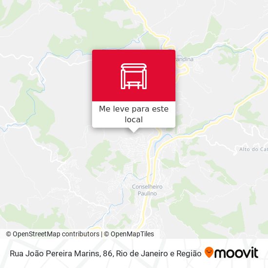 Rua João Pereira Marins, 86 mapa