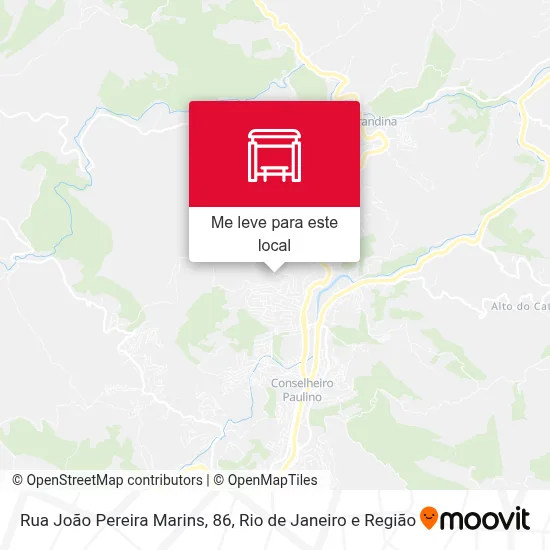 Rua João Pereira Marins, 86 mapa