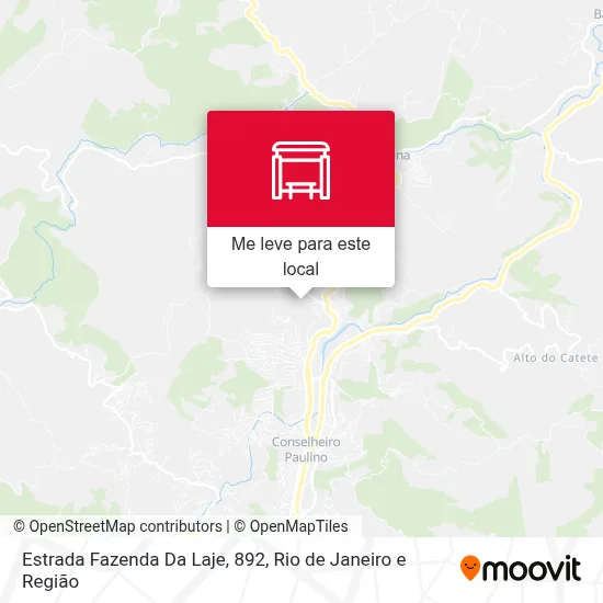 Estrada Fazenda Da Laje, 892 mapa