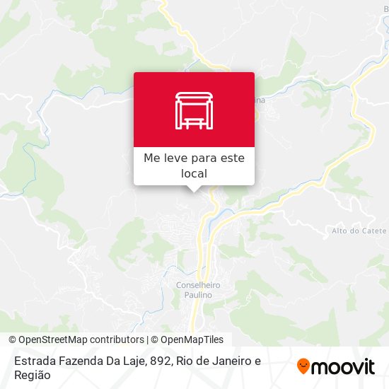 Estrada Fazenda Da Laje, 892 mapa