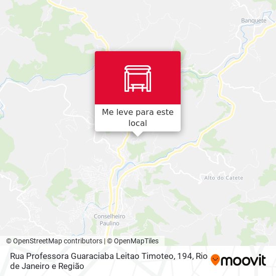 Rua Professora Guaraciaba Leitao Timoteo, 194 mapa
