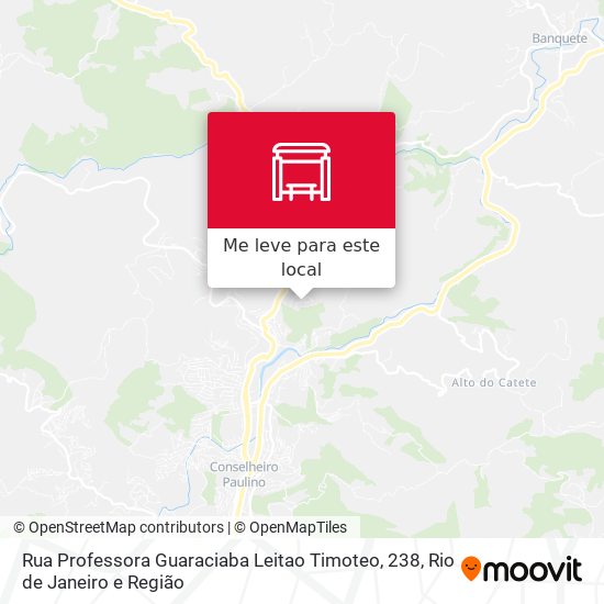 Rua Professora Guaraciaba Leitao Timoteo, 238 mapa