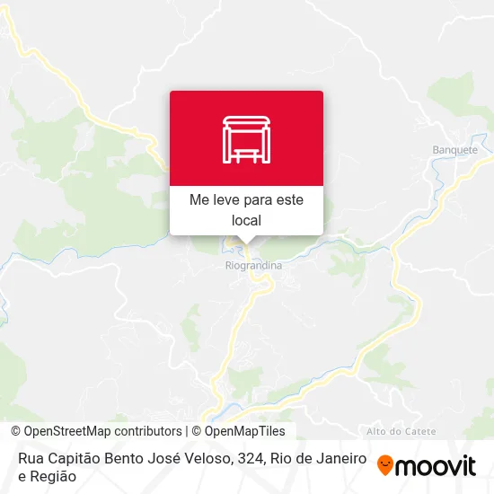 Rua Capitão Bento José Veloso, 324 mapa