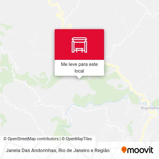 Janela Das Andorinhas mapa