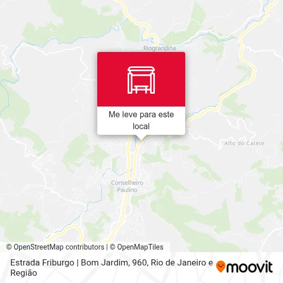 Estrada Friburgo | Bom Jardim, 960 mapa