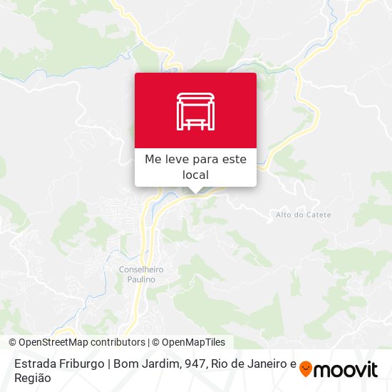 Estrada Friburgo | Bom Jardim, 947 mapa