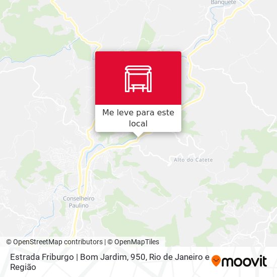 Estrada Friburgo | Bom Jardim, 950 mapa