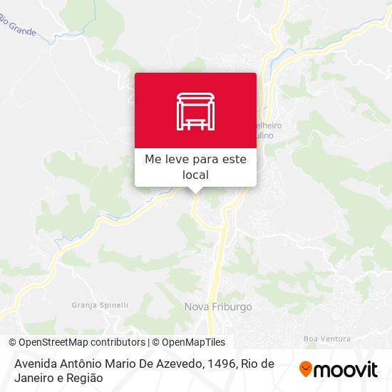 Avenida Antônio Mario De Azevedo, 1496 mapa