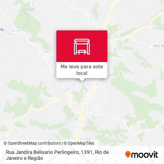 Rua Jandira Belisario Perlingeiro, 1391 mapa