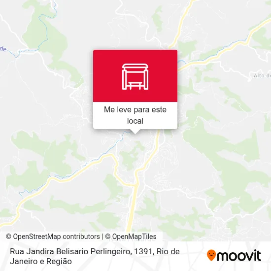 Rua Jandira Belisario Perlingeiro, 1391 mapa