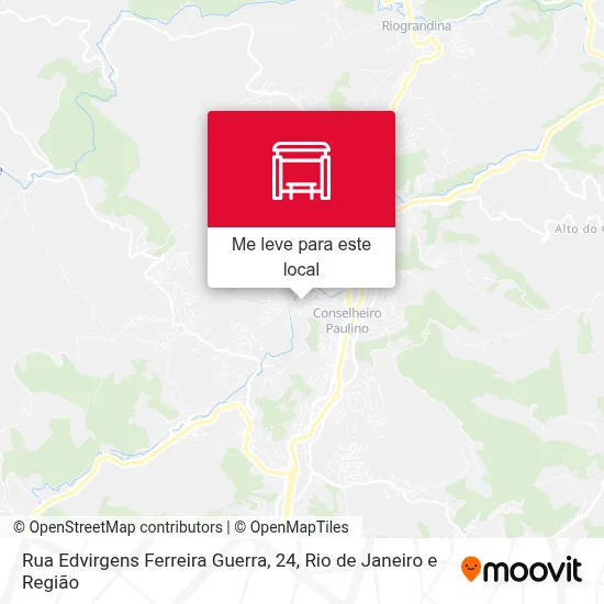 Rua Edvirgens Ferreira Guerra, 24 mapa