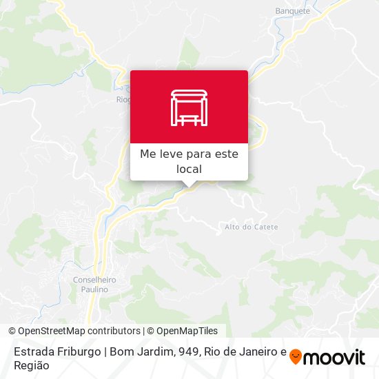 Estrada Friburgo | Bom Jardim, 949 mapa