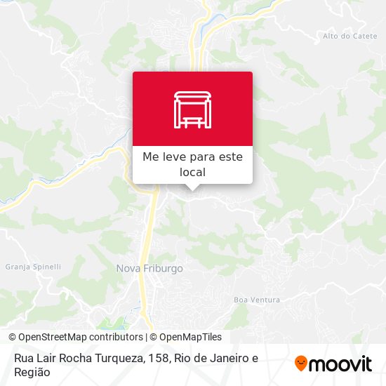 Rua Lair Rocha Turqueza, 158 mapa