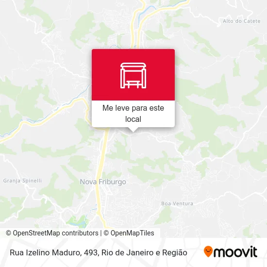 Rua Izelino Maduro, 493 mapa