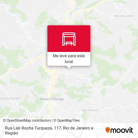 Rua Lair Rocha Turqueza, 117 mapa