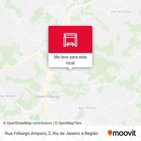 Rua Friburgo Amparo, 2 mapa