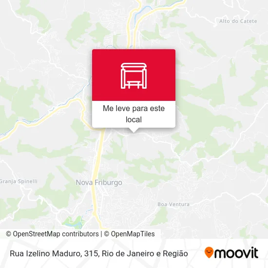 Rua Izelino Maduro, 315 mapa