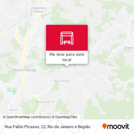 Rua Pablo Picasso, 22 mapa