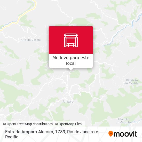 Estrada Amparo Alecrim, 1789 mapa