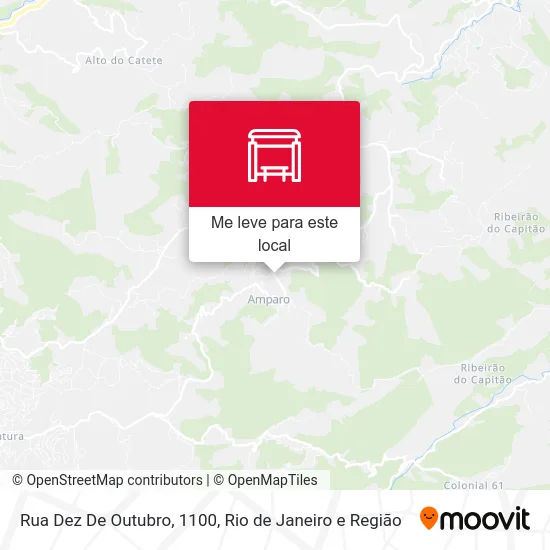 Rua Dez De Outubro, 1100 mapa