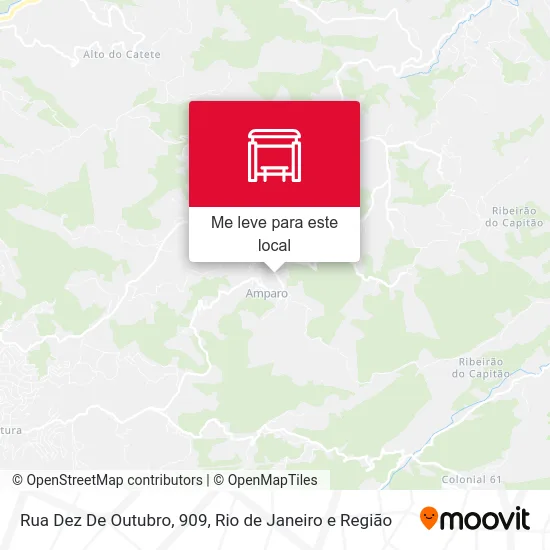 Rua Dez De Outubro, 909 mapa