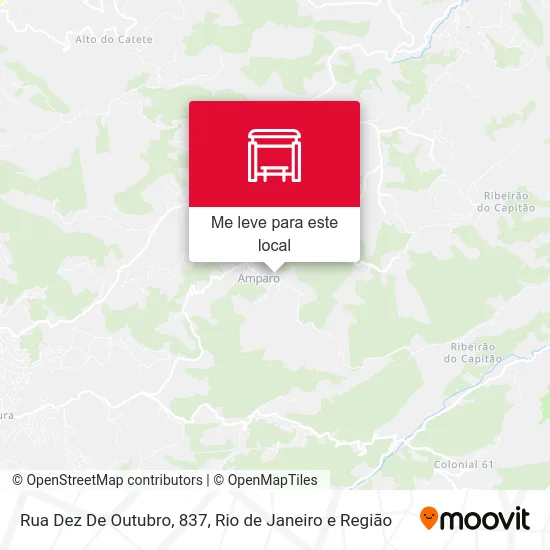 Rua Dez De Outubro, 837 mapa