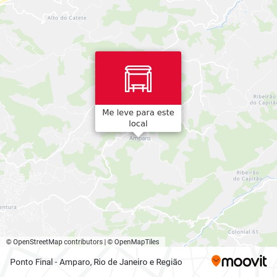 Ponto Final - Amparo mapa