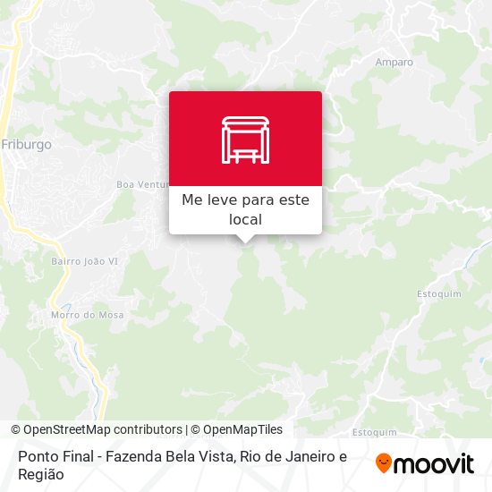 Ponto Final - Fazenda Bela Vista mapa