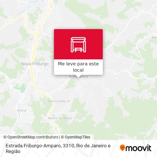 Estrada Friburgo-Amparo, 3310 mapa