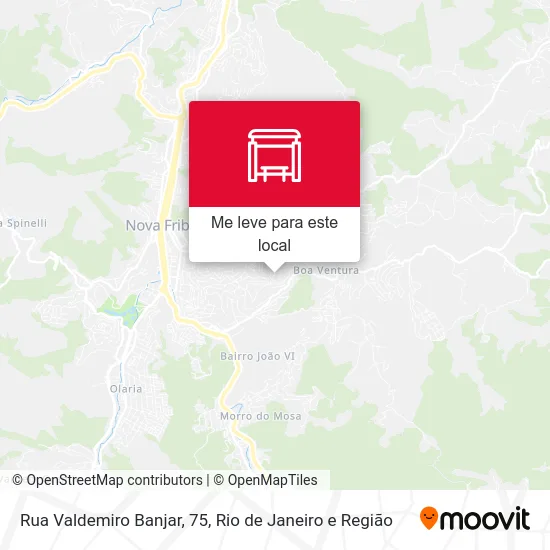 Rua Valdemiro Banjar, 75 mapa