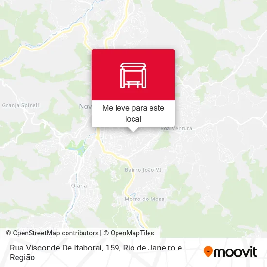 Rua Visconde De Itaboraí, 159 mapa