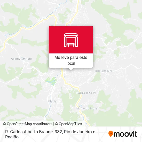 R. Carlos Alberto Braune, 332 mapa