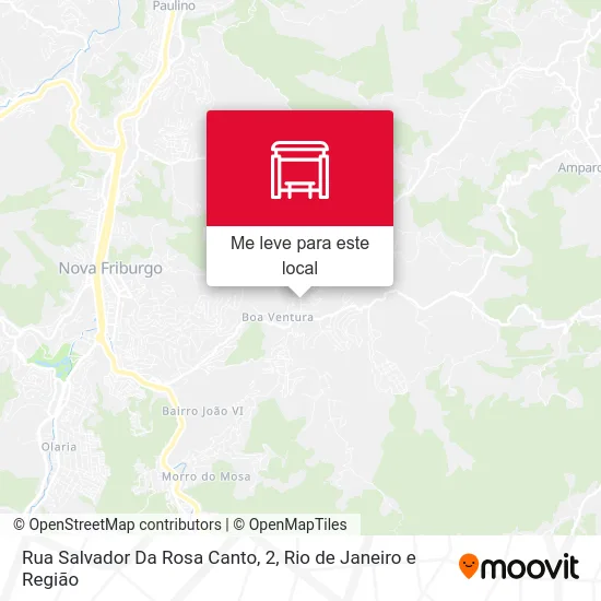Rua Salvador Da Rosa Canto, 2 mapa