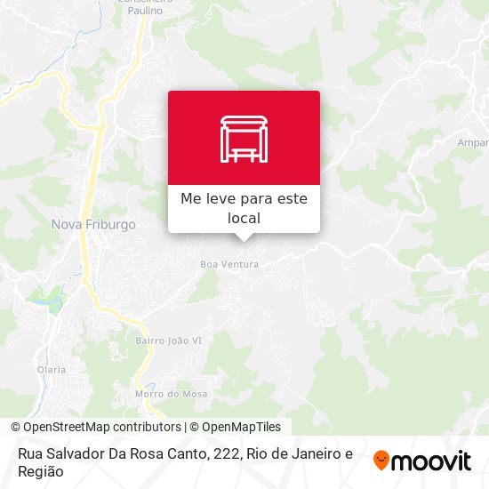 Rua Salvador Da Rosa Canto, 222 mapa