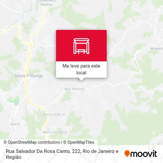Rua Salvador Da Rosa Canto, 222 mapa