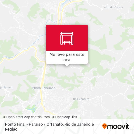Ponto Final - Paraíso / Orfanato mapa