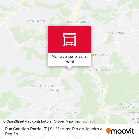 Rua Cândido Pardal, 7 | Sá Martins mapa