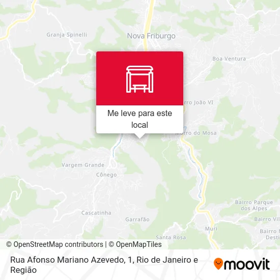 Rua Afonso Mariano Azevedo, 1 mapa