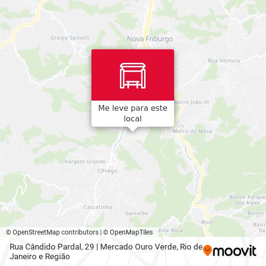 Rua Cândido Pardal, 29 | Mercado Ouro Verde mapa