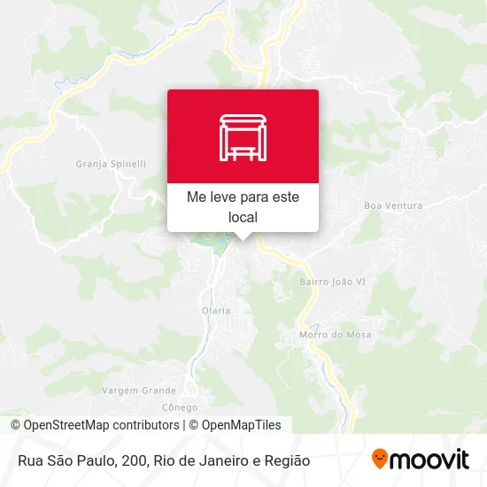 Rua São Paulo, 200 mapa