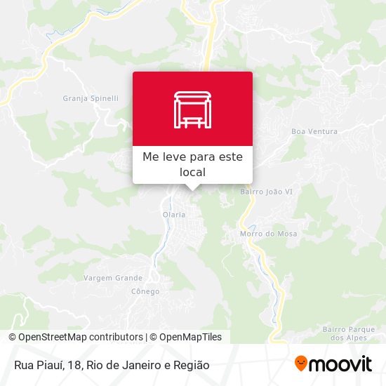 Rua Piauí, 18 mapa