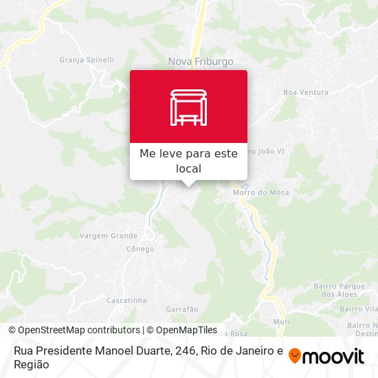 Rua Presidente Manoel Duarte, 246 mapa